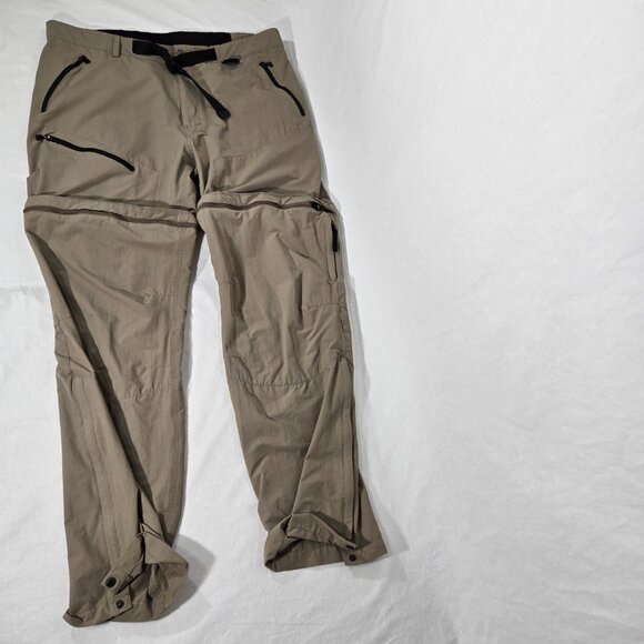 MILLET Gorpcore DRYNAMIC STRETCH Sage CONVERTIBLE Hiking Pant-Short WomenSize XL - Picture 4 of 17